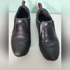 Merrell Black Jungle Moc Nubuck Black Slip On Mens Shoes